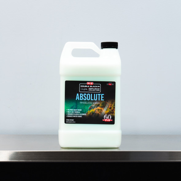 P&S Absolute Rinseless Wash 1 Gallon | Double Black Collection The Clean Garage