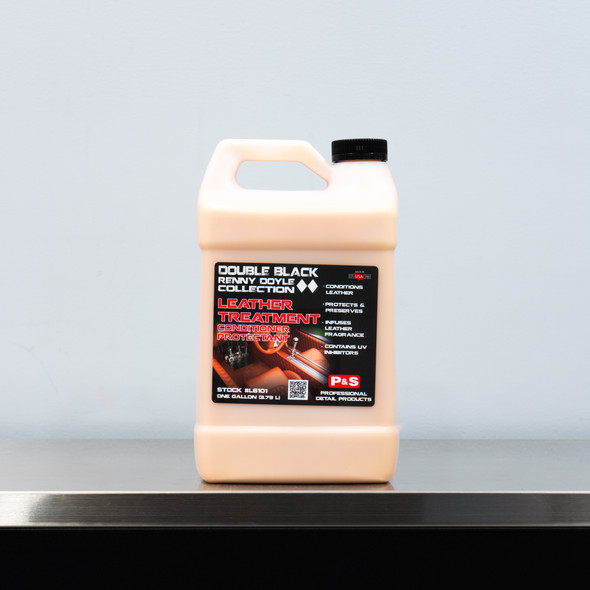 The Clean Garage | P&S Leather Treatment 1 Gallon | Double Black Leather Conditioner
