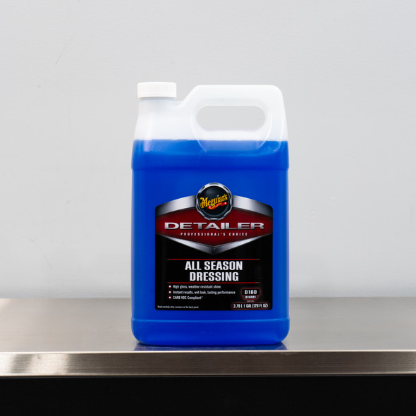 The Clean Garage | Meguiars D160 All Season Dressing 1 Gallon | Tire Trim Shine D16001