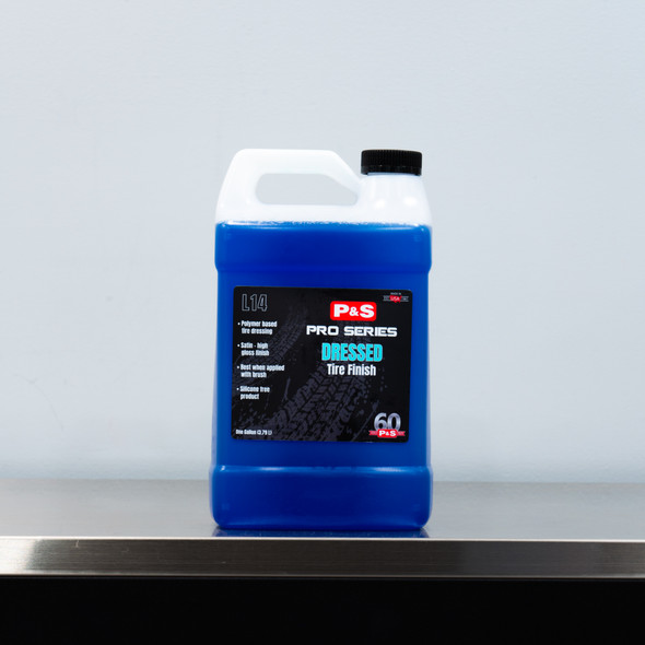 The Clean Garage | P&S Dressed Tire Finish 1 Gallon | Silicone Free Tire Dressing