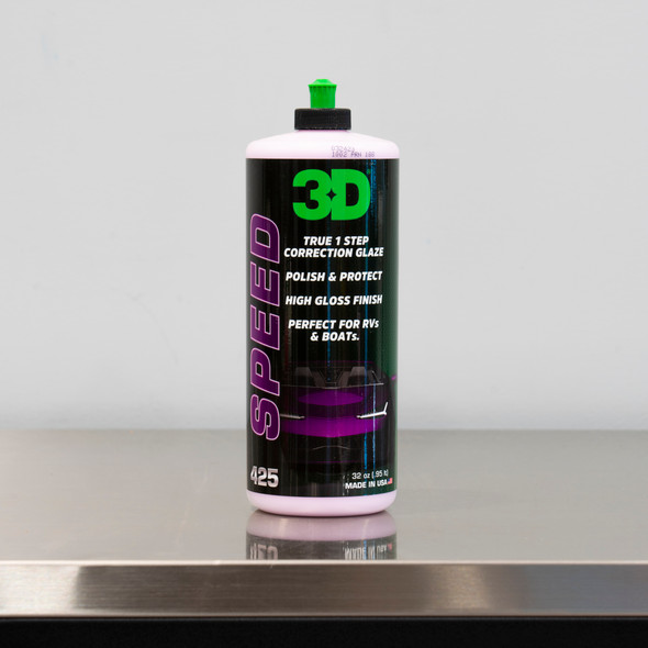 3D Speed All in One Correction Glaze 32oz | One Step Polish & Protection | The Clean Garage