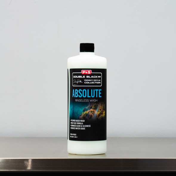 P&S Absolute Rinseless Wash 32oz | Double Black Collection The Clean Garage