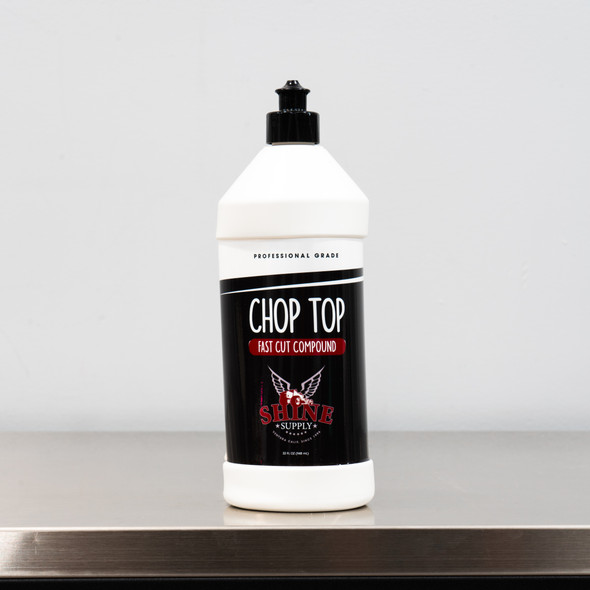 The Clean Garage Shine Supply Chop Top 32oz | Fast Cut Compound