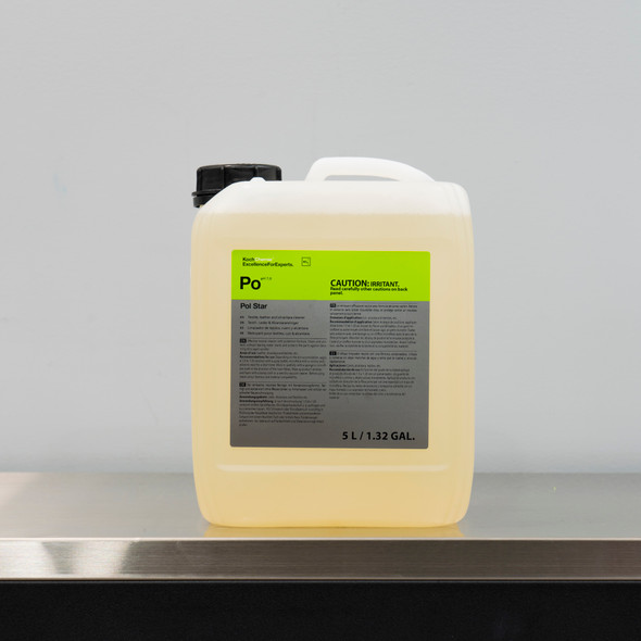 The Clean Garage | Koch Chemie Pol Star 5 Liter | Interior Leather and Fabric Cleaner 169oz