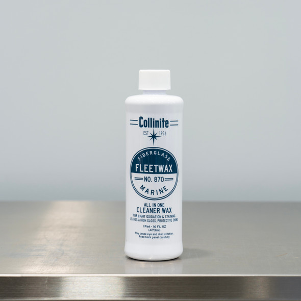 Collinite No. 870 Marine Fleetwax 16oz | All in One Cleaner Wax The Clean Garage