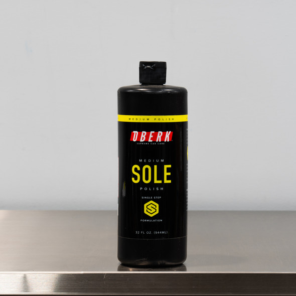 The Clean Garage | Oberk Supreme Sole Medium Polish 32oz | One Single Step Formulation