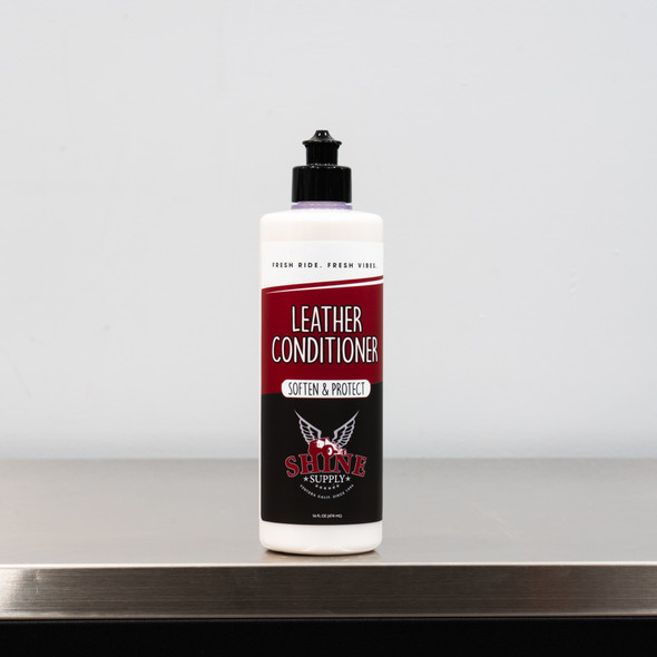 Shine Supply Leather Conditioner 16oz | Softens and Protects The Clean Garage