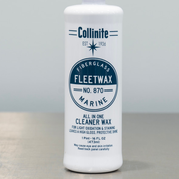 Collinite No. 870 Marine Fleetwax 16oz | All in One Cleaner Wax