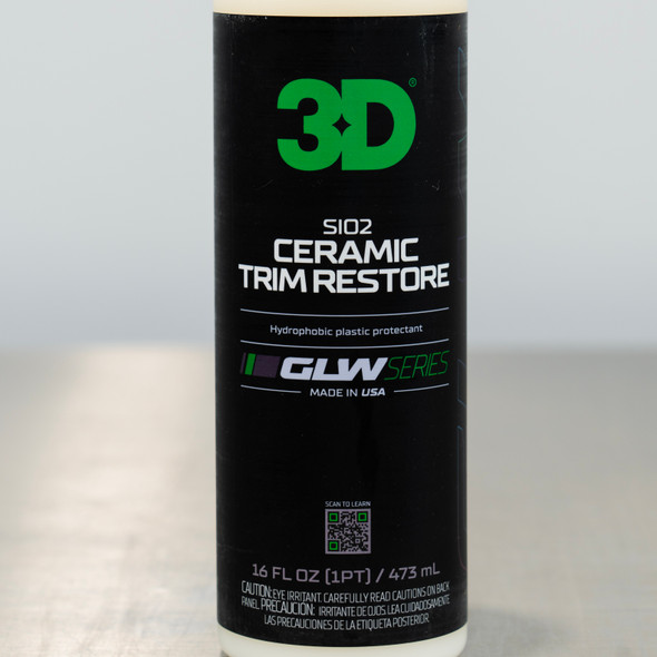 3D GLW Series SI02 Ceramic Trim Restorer 16oz | Restores and Conditions