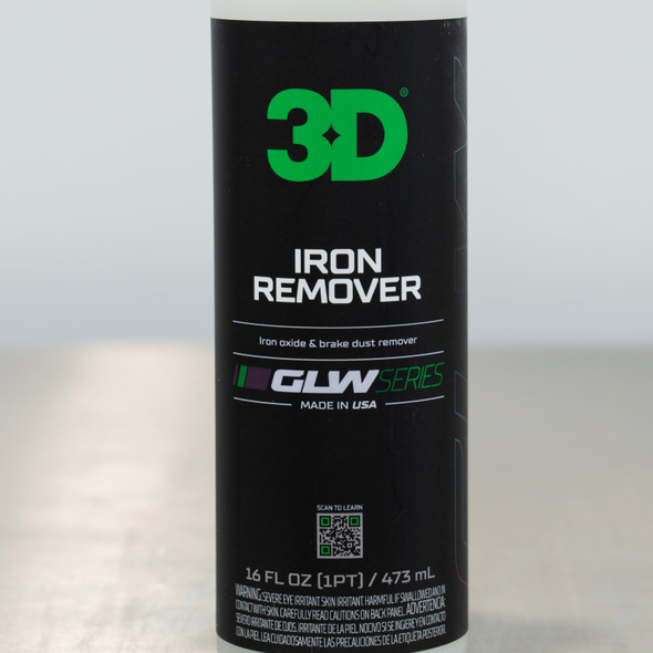 3D GLW Series Iron Remover 16oz | Iron Oxide and Brake Dust Remover