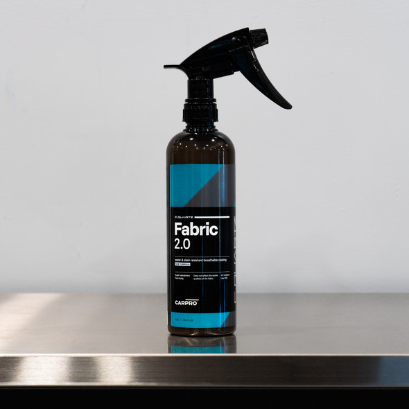 The Clean Garage CQuartz Fabric 2.0 500ml | Protective Interior Ceramic Coating CarPro 