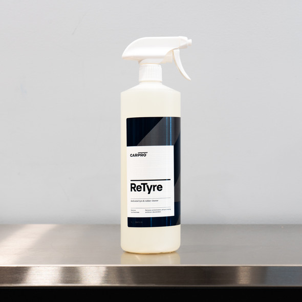 The Clean Garage | CarPro ReTyre 1 Liter | Tire and Rubber Cleaner