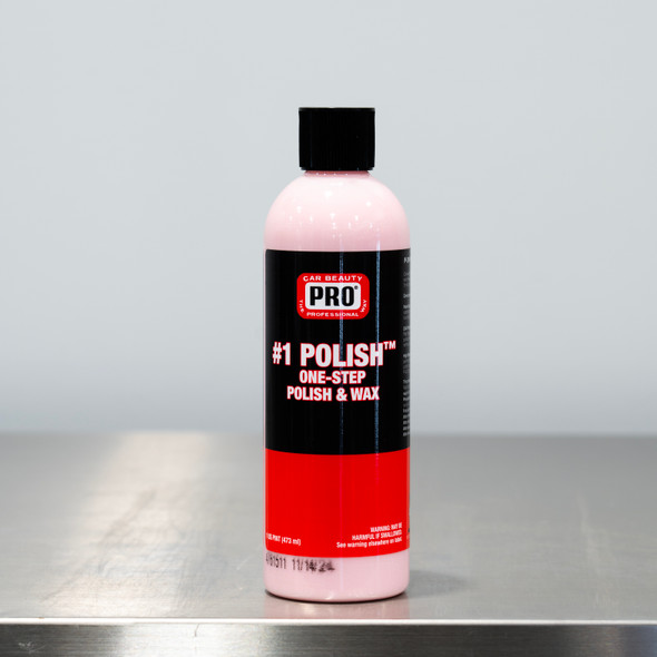 PRO #1 Polish 16oz | All in One Cleaner Polish and Wax | Clean Garage