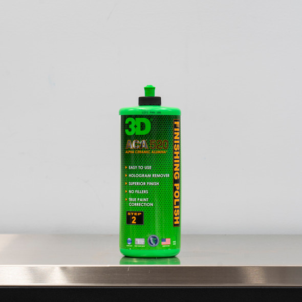 The Clean Garage | 3D ACA 520 Finishing Polish 32oz | Body Shop Safe