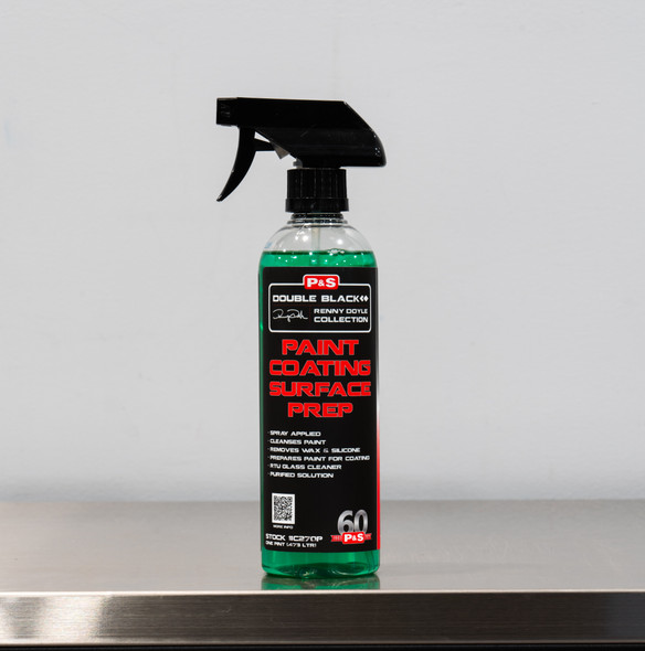The Clean Garage | P&S Double Black Paint Surface Prep Spray 16oz | Coating Prep