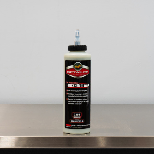 The Clean Garage | Meguiars D301 DA Microfiber Finishing Wax 16oz | D30116