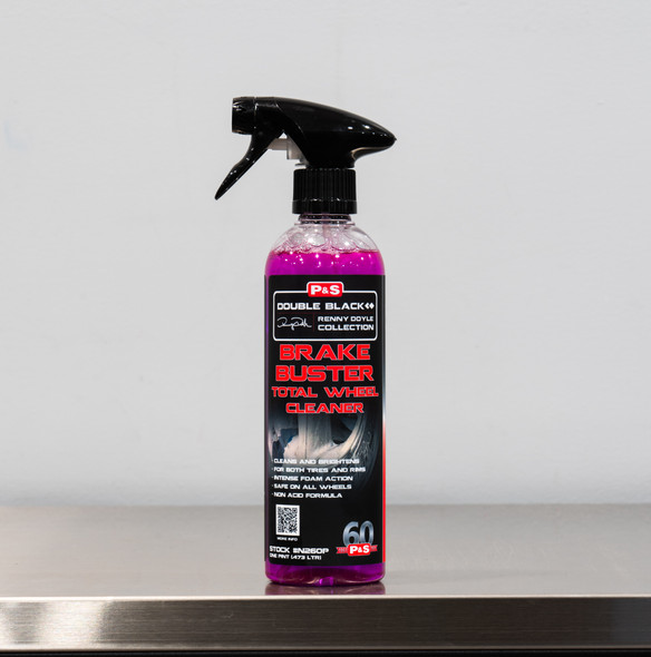 Clean Garage | P&S Brake Buster 16oz | Double Black Wheel & Tire Cleaner
