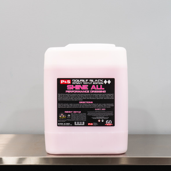 The Clean Garage | P&S Shine All 5 Gallon | Performance Dressing Trim and Tire Shine Spray