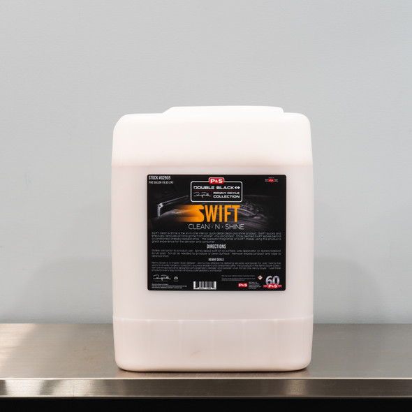 P&S Swift Clean & Shine 5 Gallon | Interior Quick Detailer and Dressing The Clean Garage