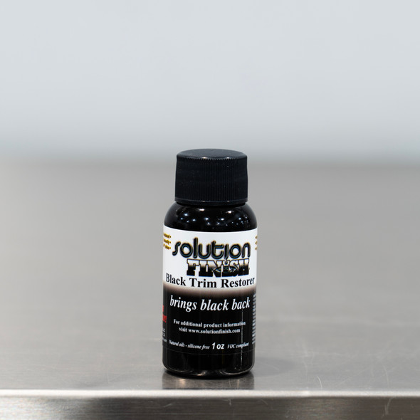 Solution Finish Black Plastic and Vinyl Trim Restorer 2 oz. | The Clean Garage