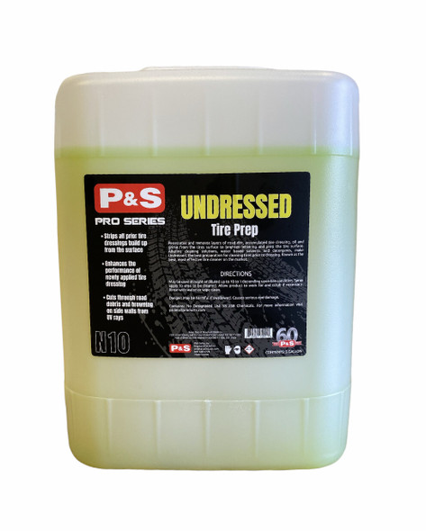 The Clean Garage P&S Undressed Tire Prep 5 Gallon | Super Whitewall and All Tire Cleaner