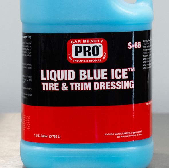 PRO Liquid Blue Ice Dressing 1 Gallon | Water Based Tire & Trim Shine