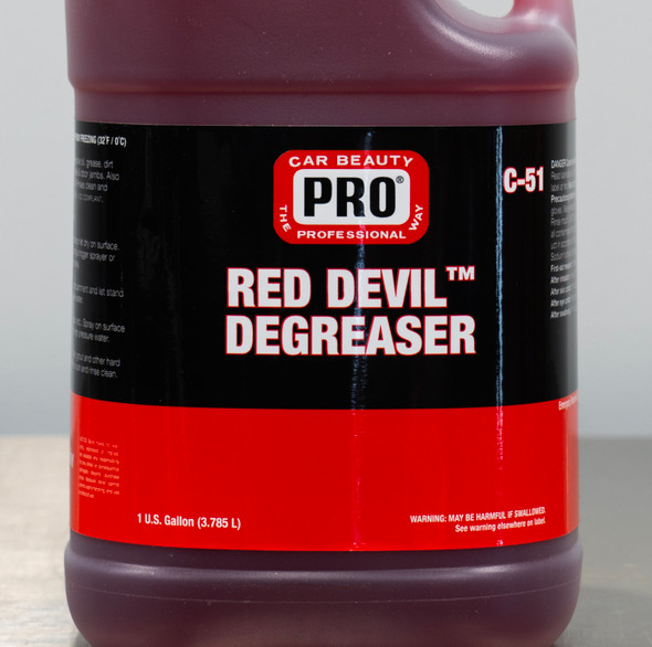 PRO Red Devil Degreaser 1 Gallon | Concentrated Water Based Degreaser