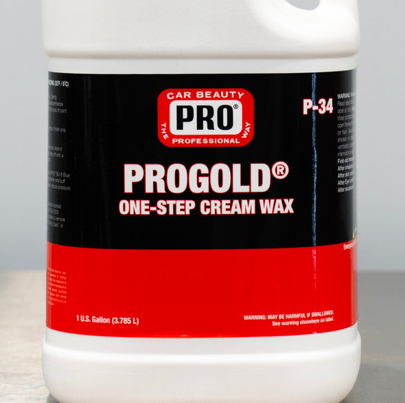 PRO GOLD One Step Cream Wax 1 Gallon | All in One Polish and Wax