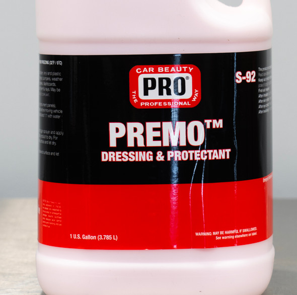 PRO PREMO Dressing 1 Gallon | Water Based High Gloss Shine