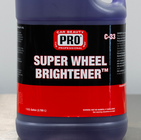 PRO Super Wheel Brightener 1 Gallon | Concentrated Acid Wheel Cleaner