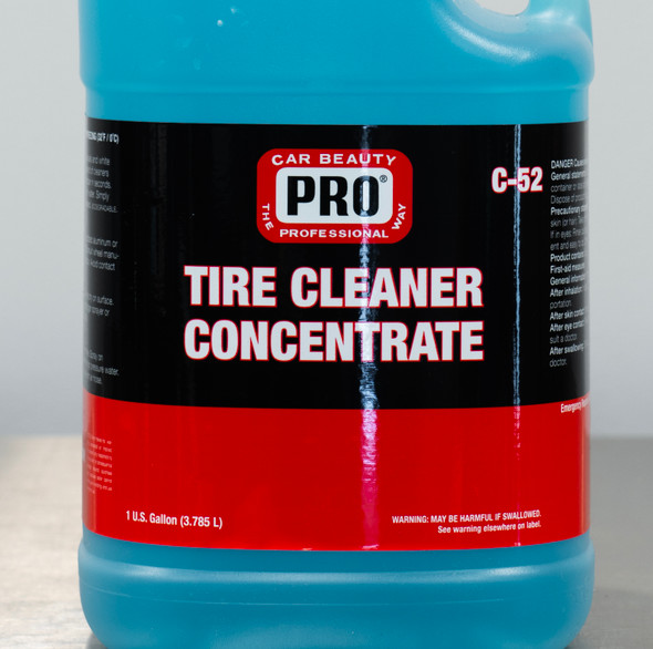 PRO Tire Cleaner 1 Gallon | Concentrated Tire & Whitewall Cleaner