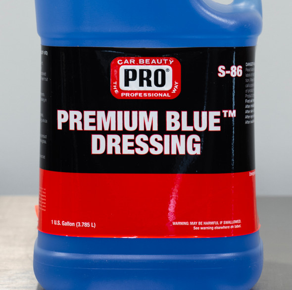 PRO Premium Blue Dressing 1 Gallon | Solvent Based High Gloss Shine