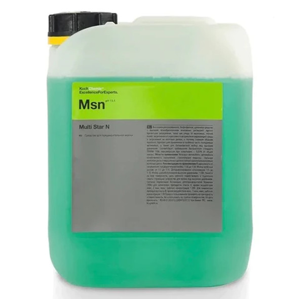 Koch Chemie Multi Star N 5 Liter | MSN Concentrated High Alkaline PreWash | The Clean Garage