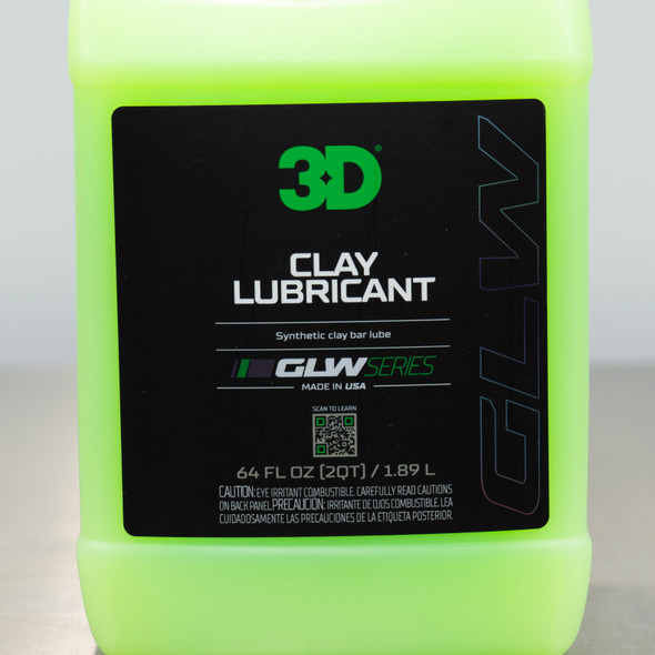 3D GLW Series Clay Lubricant 64oz | Synthetic Clay Bar Lube