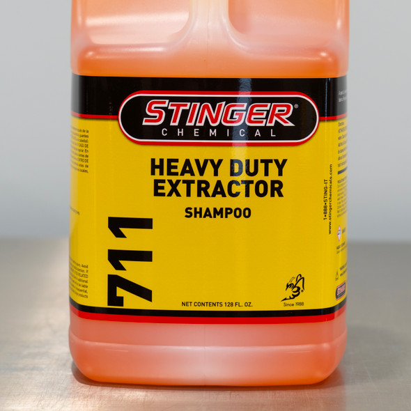 Stinger 711 Heavy Duty Extractor Shampoo 1 Gallon | Concentrate