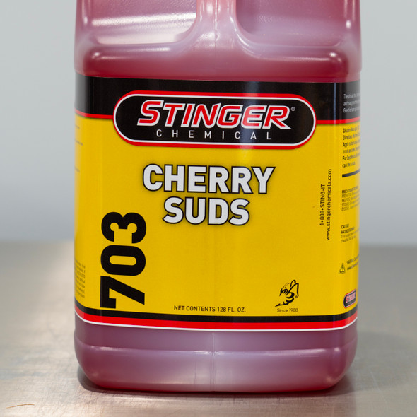 Stinger 703 Cherry Suds 1 Gallon | PH Neutral Thick Foaming Soap