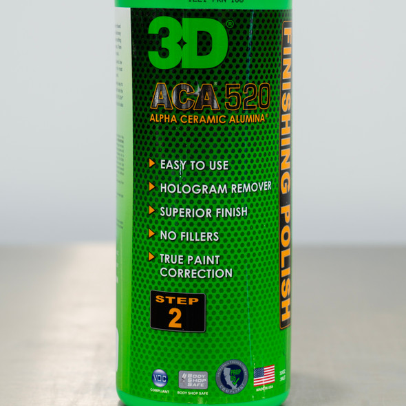 3D ACA 520 Finishing Polish 32oz | Body Shop Safe