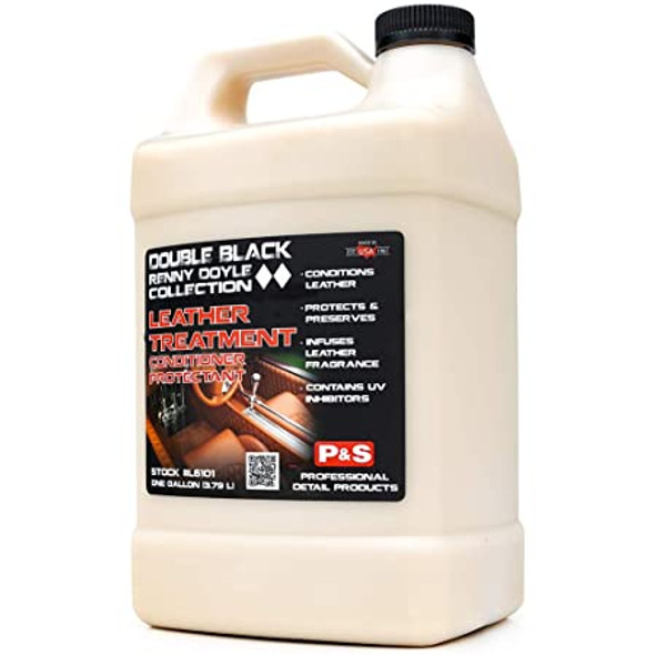 The Clean Garage P&S Leather Treatment 1 Gallon | Double Black Leather Conditioner