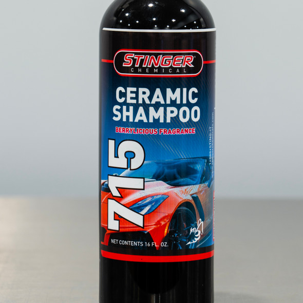 Stinger 715 Ceramic Shampoo 16oz | PH Neutral Soap with SIO2