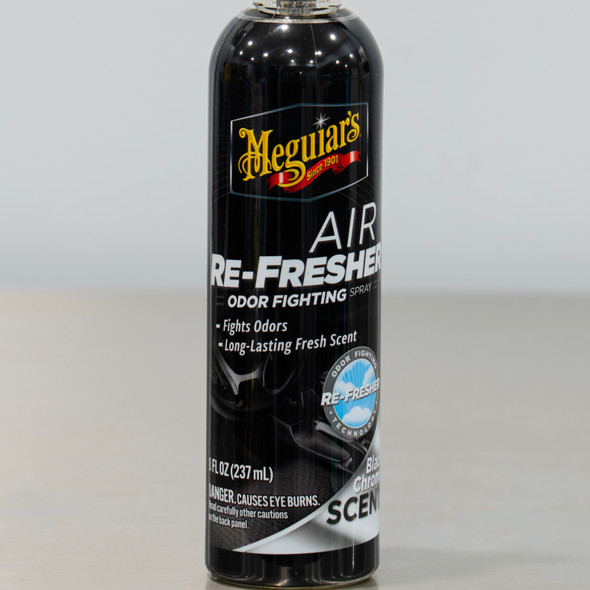 Meguiars Air Refresher Spray | Black Chrome Ice Scent 8oz