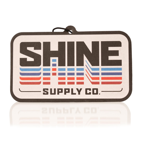 Shine Supply Air Freshener | Retro Mirror Design | Barber Shop Scent | The Clean Garage