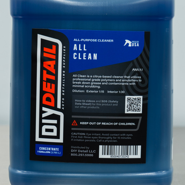 DIY Detail All Clean 1 Gallon | Concentrated All Purpose Cleaner APC