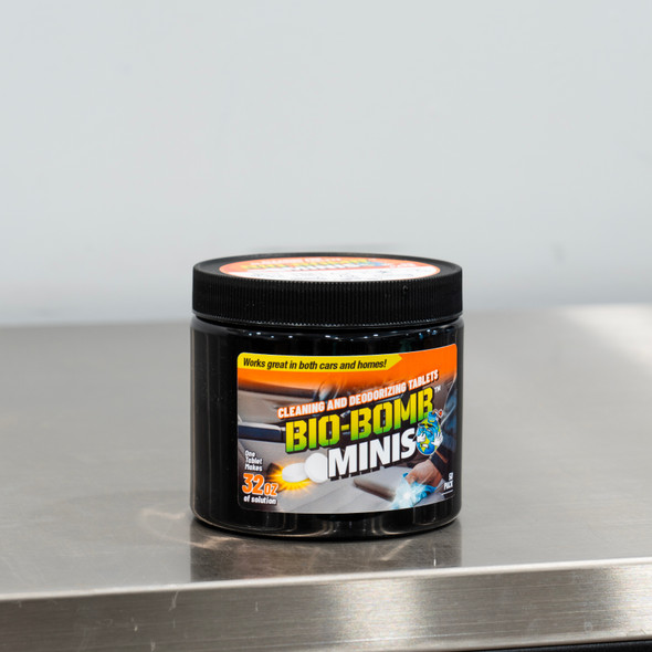 Bio-Bomb Minis | Dissolvable Cleaning and Deodorizing Tablets | 50 Pack The Clean Garage