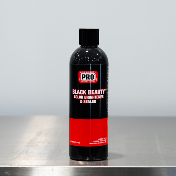PRO Black Beauty 16oz | One Step Polish and Sealant For Dark Paint | Clean Garage