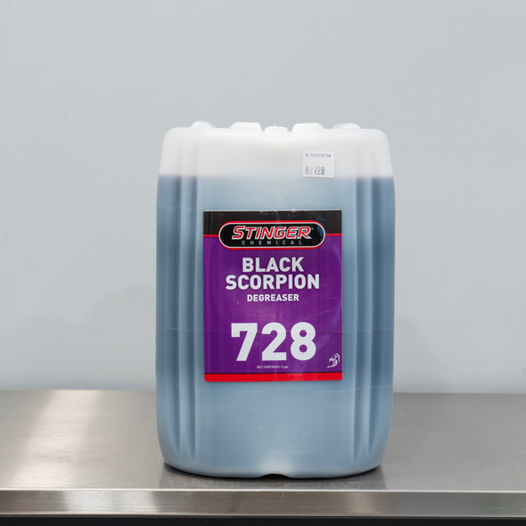Stinger 728 Black Scorpion Degreaser 5 Gallon | Concentrated Heavy Duty | The Clean Garage