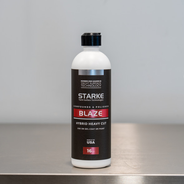 Starke Blaze Hybrid Heavy Cut Compound 16oz | Marine Gel Coat | The Clean Garage