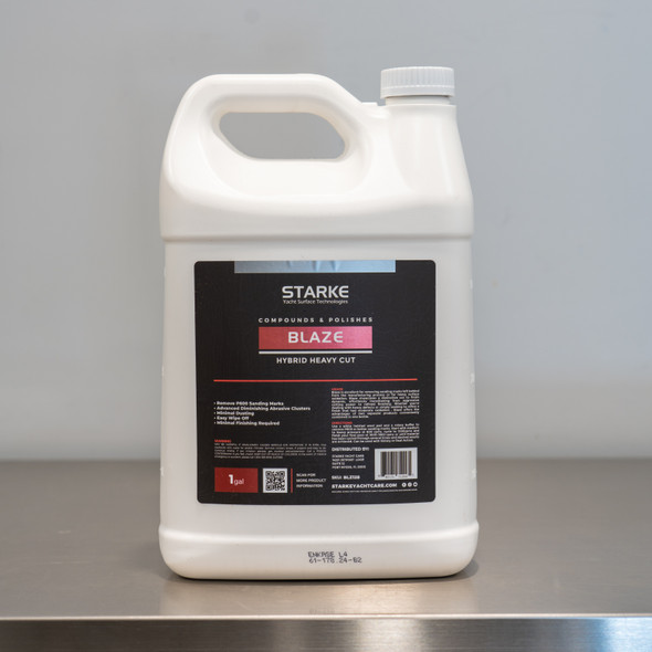 Starke Blaze Hybrid Heavy Cut Compound 1 Gallon | Marine Gel Coat 128oz | The Clean Garage