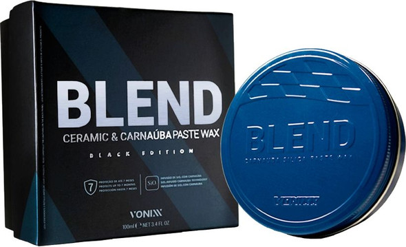 Vonixx Blend Ceramic & Carnauba Paste Wax 100ml | Black Edition For Dark Paint | The Clean Garage