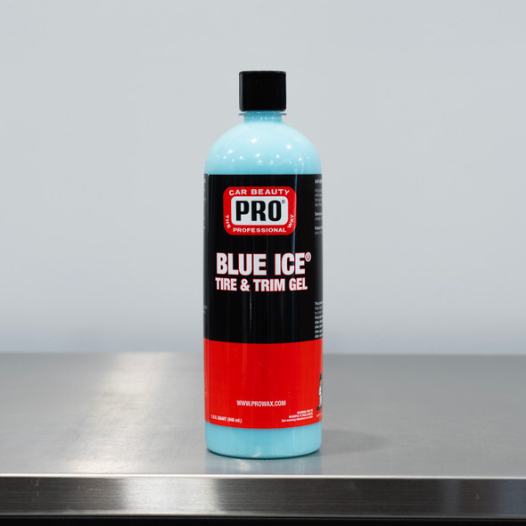 Clean Garage PRO Blue Ice Tire & Trim Gel 32oz | High Gloss Exterior Dressing