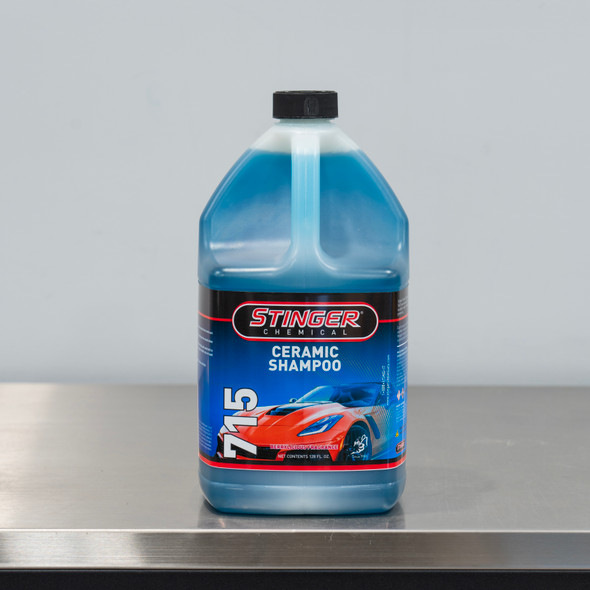 Stinger 715 Ceramic Shampoo 1 Gallon | PH Neutral Soap with SIO2 | The Clean Garage